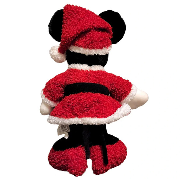 Disney Store Minnie Mouse 15" Plush Christmas Holiday Character Mrs. Santa Claus - Picture 2 of 13